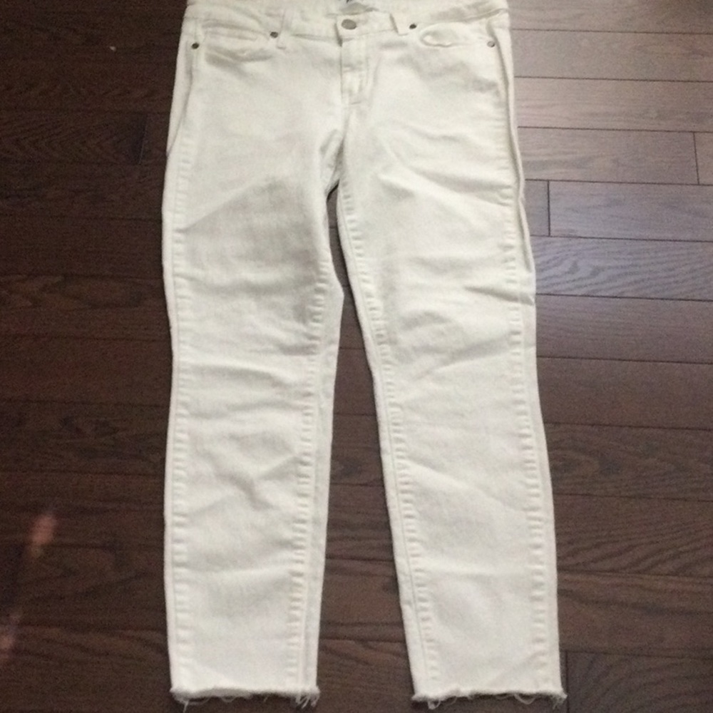 PAIGE white jeans.